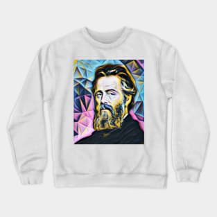 Herman Melville Portrait | Herman Melville Artwork 3 Crewneck Sweatshirt